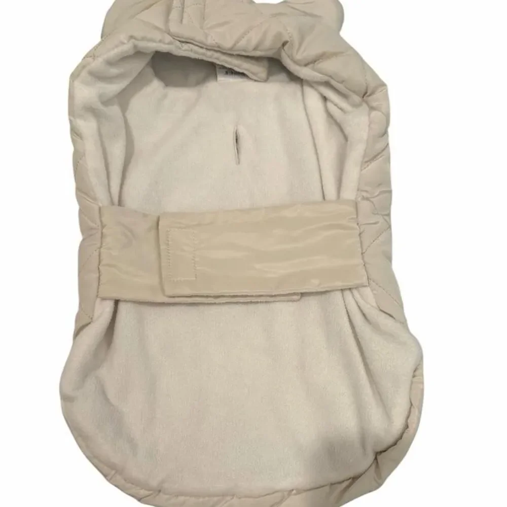 Tan quilted diamond pattern dog vest